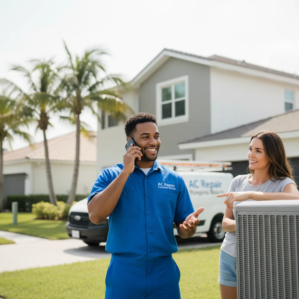 AC Repair Pompano Beach customer support in Solomon